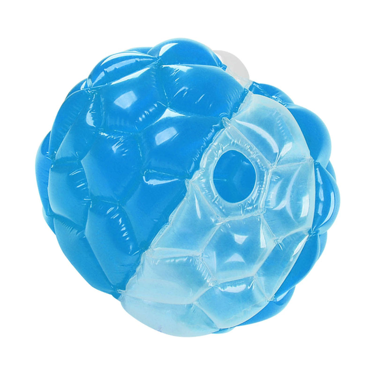 Inflatable Bumping Ball Foldable Portable Body Bubble Ball 90x75cm for Party Games Blue