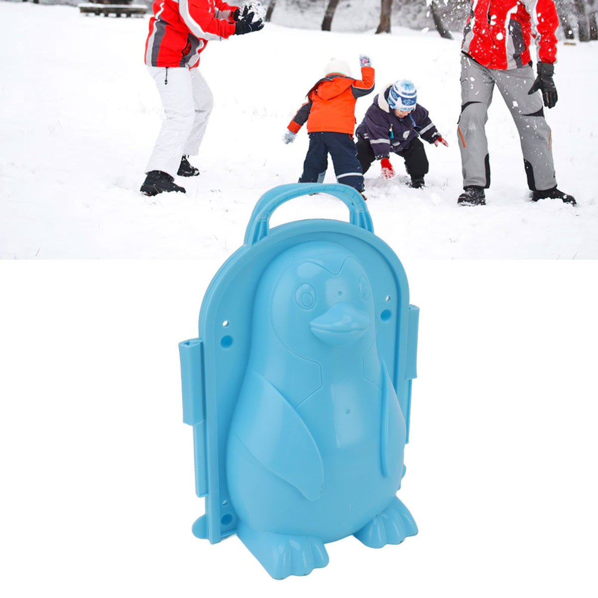 Plastic Snowball Mold Cute Snowball Mold Clip for Children Outdoor Snowball Fighting Tools