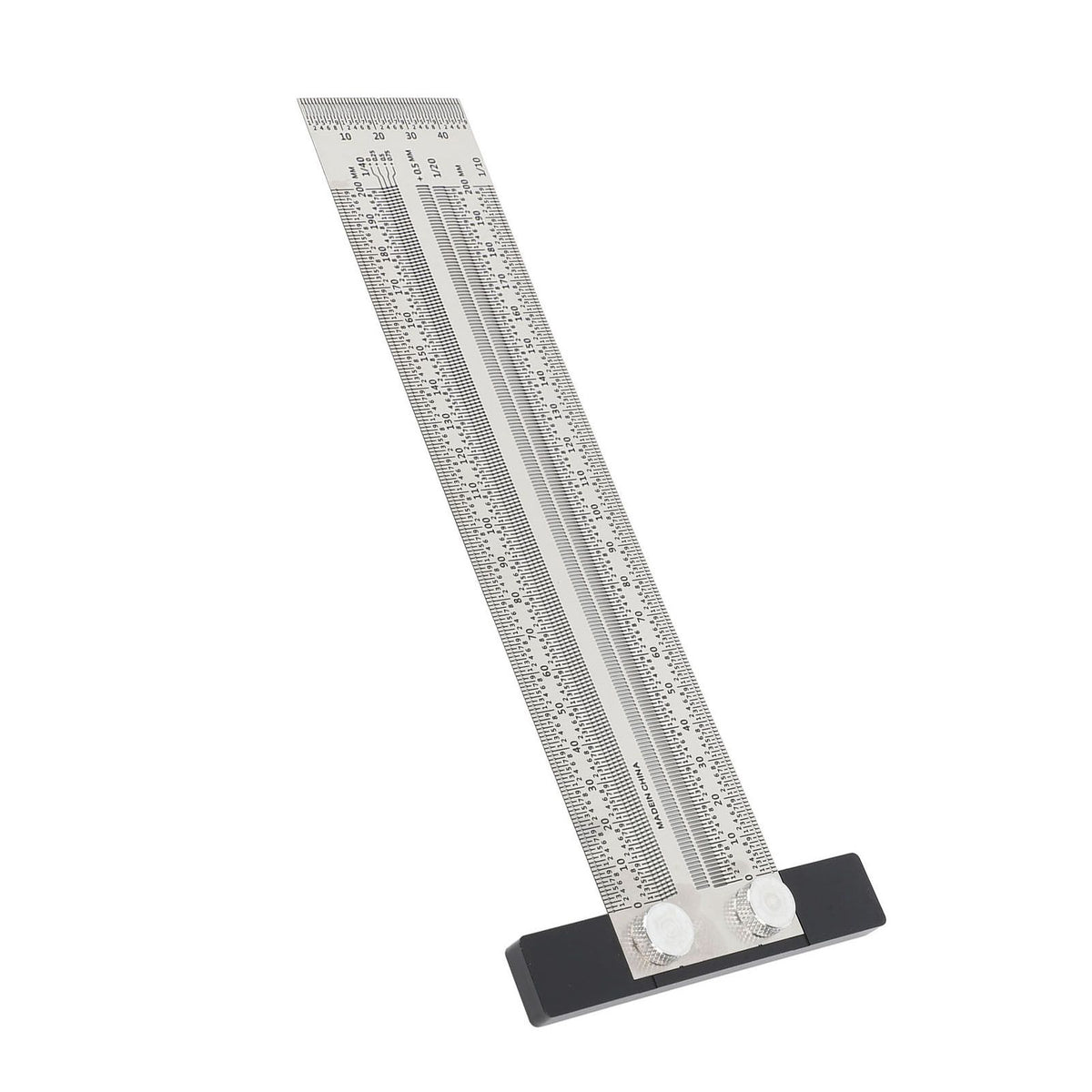 Ultra Accurate Marking T Ruler Stainless Steel Woodworking Scribing T Ruler High Accuracy Carpenter Mark T Ruler Measuring Tool 200mm