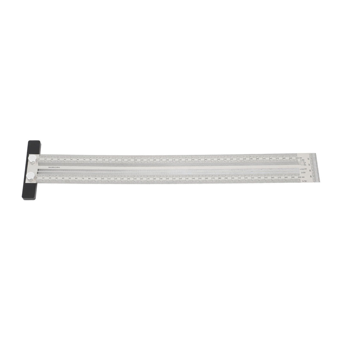 Ultra Accurate Marking T Ruler Stainless Steel Woodworking Scribing T Ruler High Accuracy Carpenter Mark T Ruler Measuring Tool 400mm