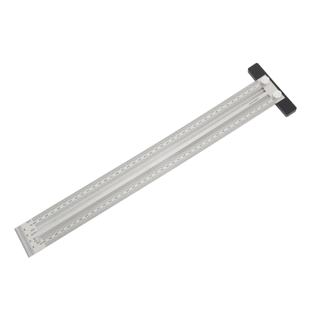 Ultra Accurate Marking T Ruler Stainless Steel Woodworking Scribing T Ruler High Accuracy Carpenter Mark T Ruler Measuring Tool 400mm