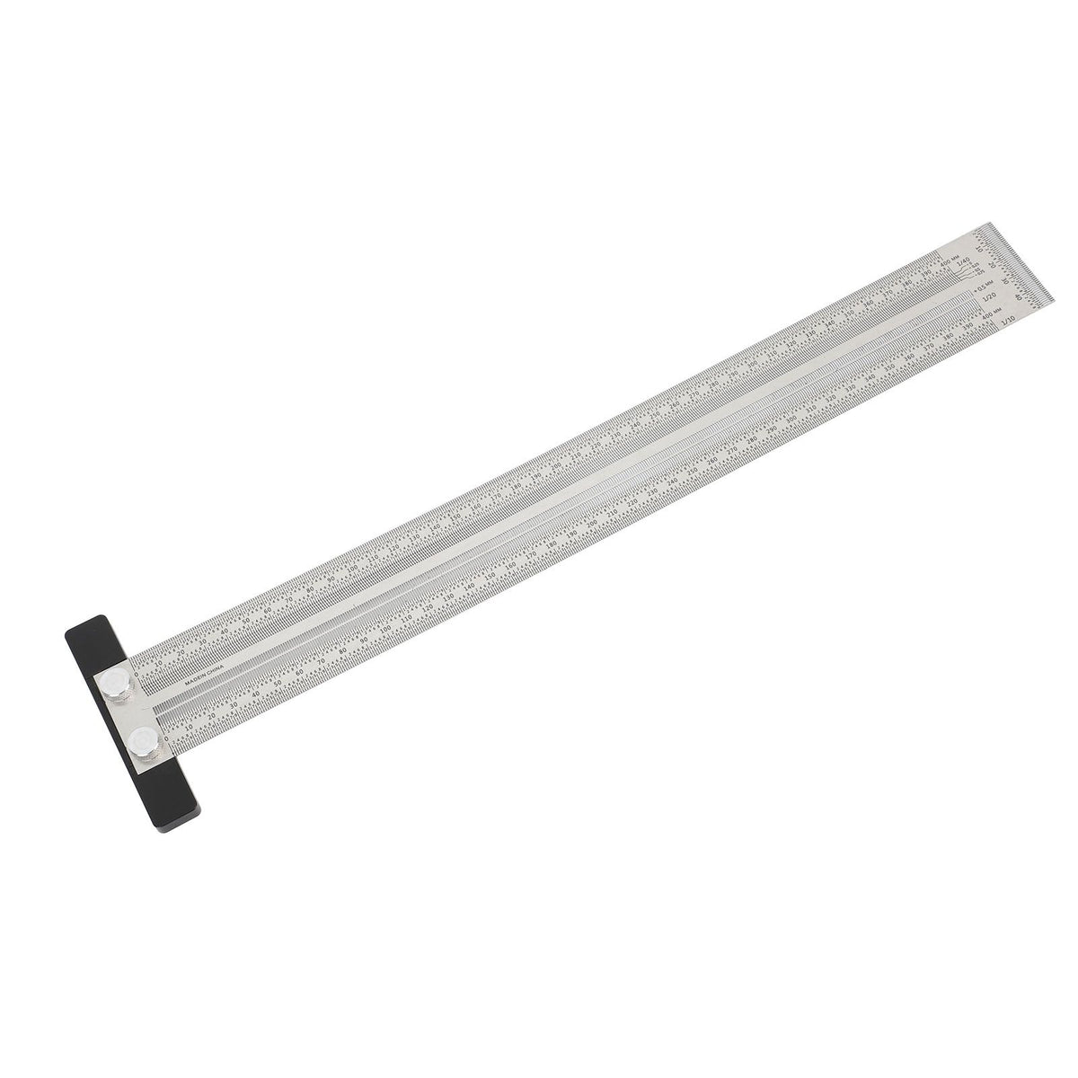 Ultra Accurate Marking T Ruler Stainless Steel Woodworking Scribing T Ruler High Accuracy Carpenter Mark T Ruler Measuring Tool 400mm