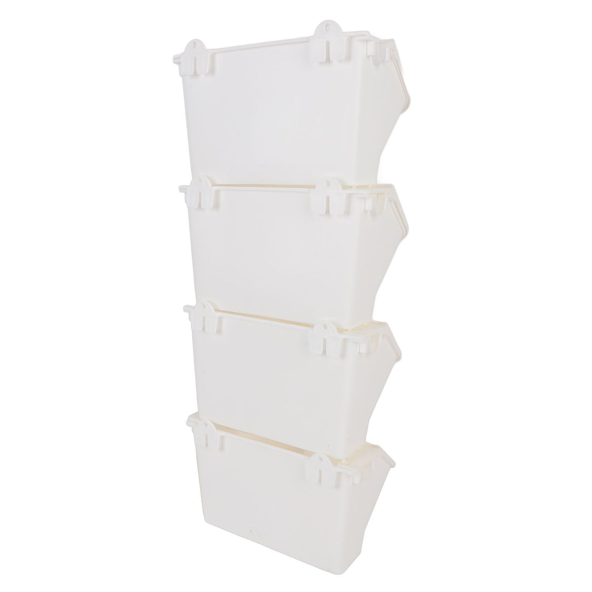 Hanging Planter Boxs Wall Planter for Indoor Outdoor Vertical Planter for Garden Balcony Yards Home Decor White