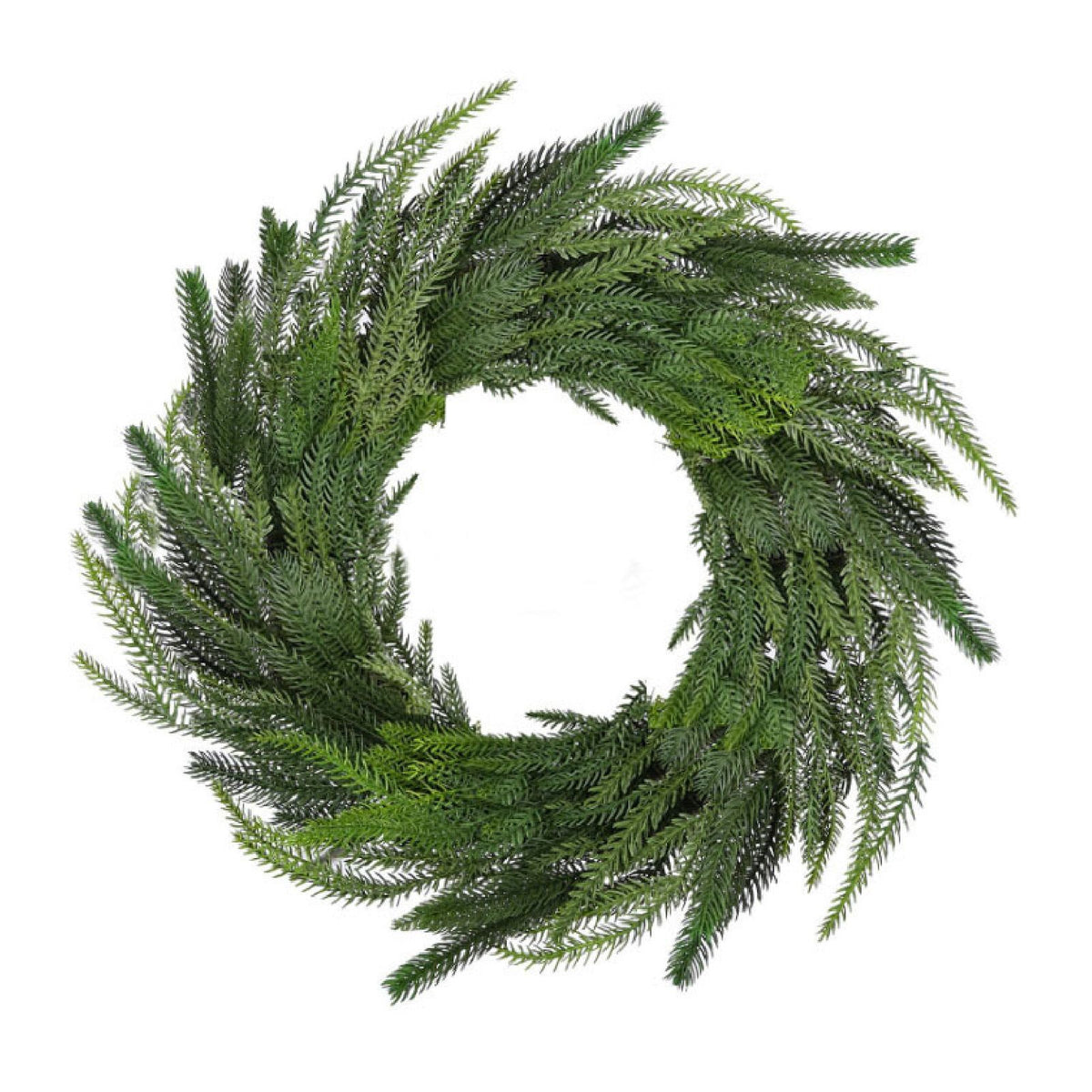 Artificial Pine Needle Rattan Xmas Decor Simulation Feel Soft Plastic Indoor Decoration 1.8m