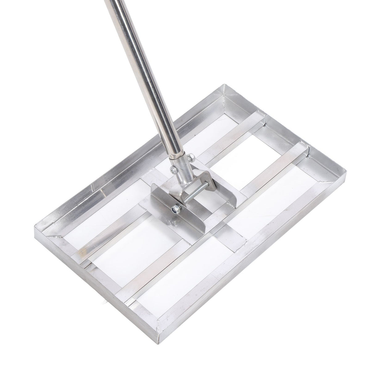 Lawn Leveling Rake Stainless Steel Adjustable Handle Lawn Leveler Tool for Landscape Backyard Garden Golf Course Farm