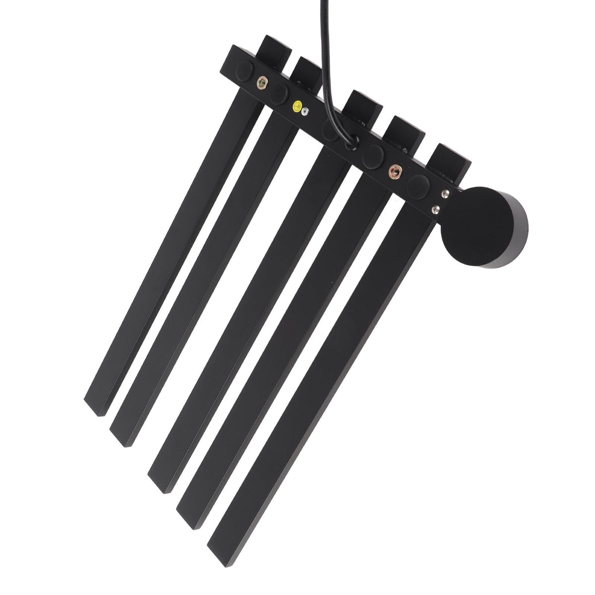 Heated Towel Rack Aluminum 5 Bars Smart Constant Temperature Towel Warmer Electric Towel Drying Rack for Bathroom Black AU Plug 220V