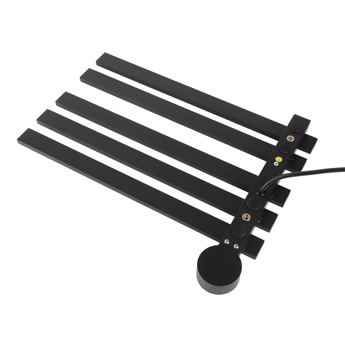 Heated Towel Rack Aluminum 5 Bars Smart Constant Temperature Towel Warmer Electric Towel Drying Rack for Bathroom Black AU Plug 220V