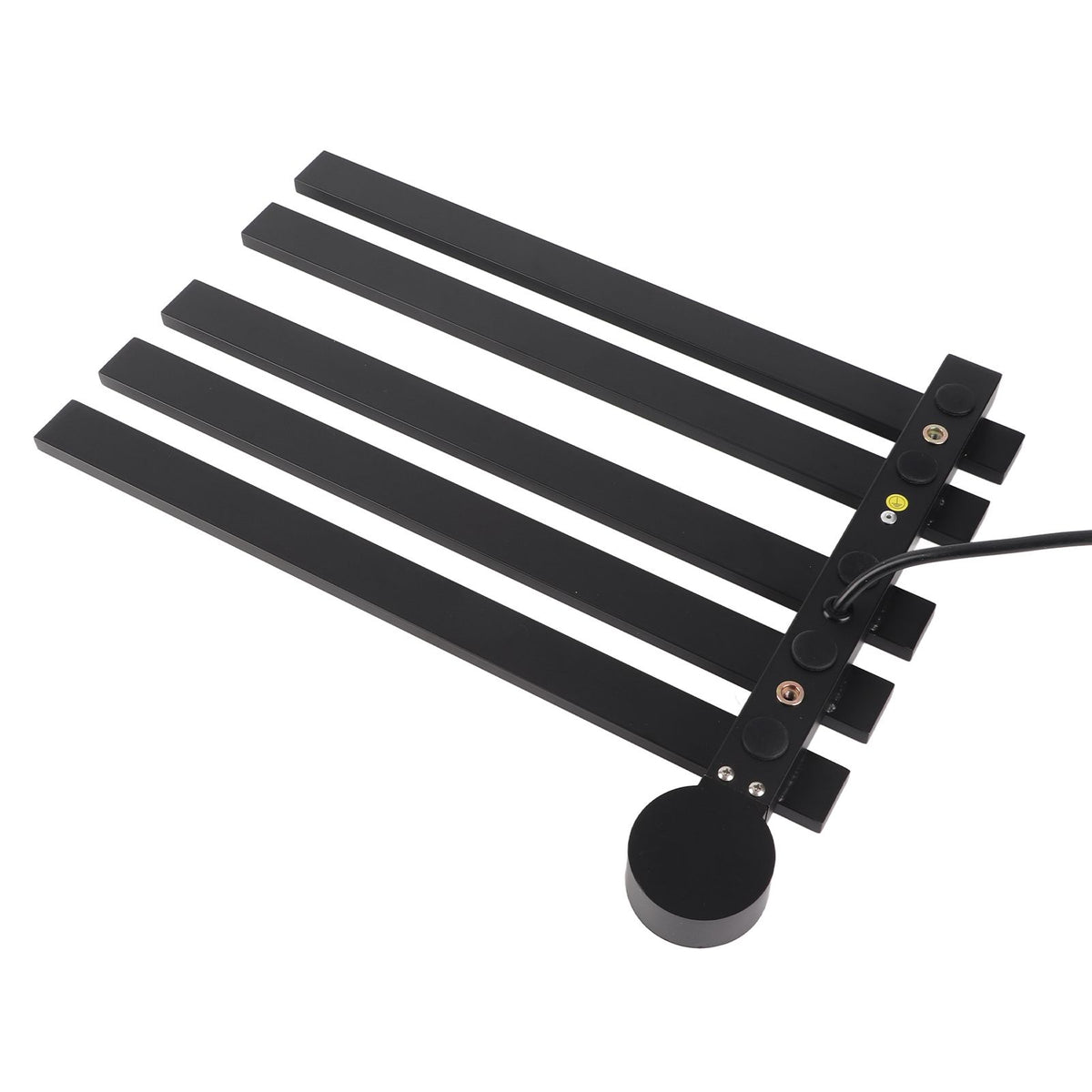 Heated Towel Rack Aluminum 5 Bars Smart Constant Temperature Towel Warmer Electric Towel Drying Rack for Bathroom Black AU Plug 220V