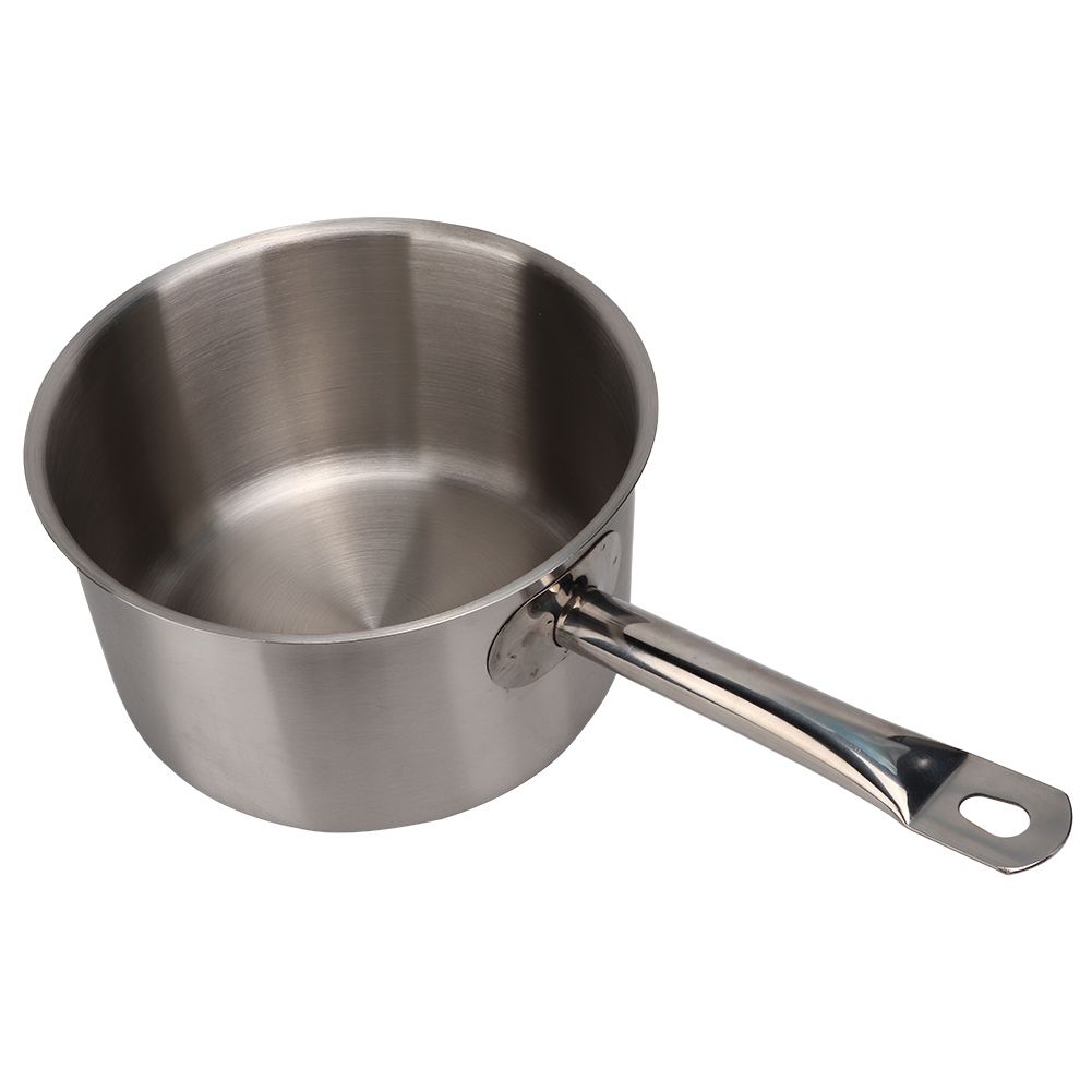 Stainless Steel Composite Bottom Cooking Pot Single Handle Saucepan with Lid Kitchen Cookware