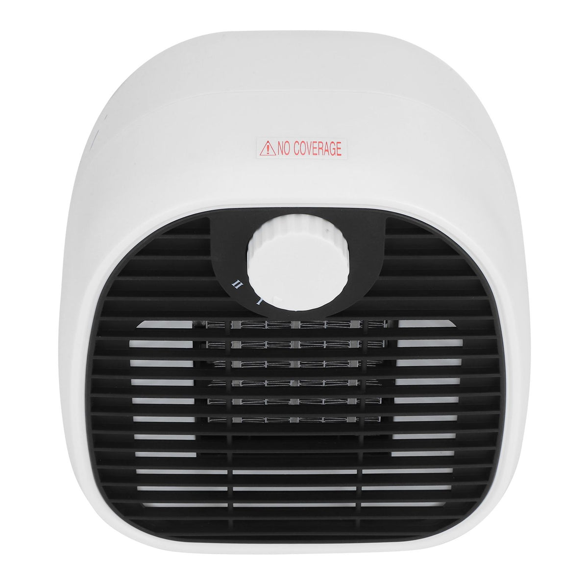 1000W Mini Desktop Electric Heater Warm Air Blower with 2 Level Adjustment for Home Office WhiteUS 110V