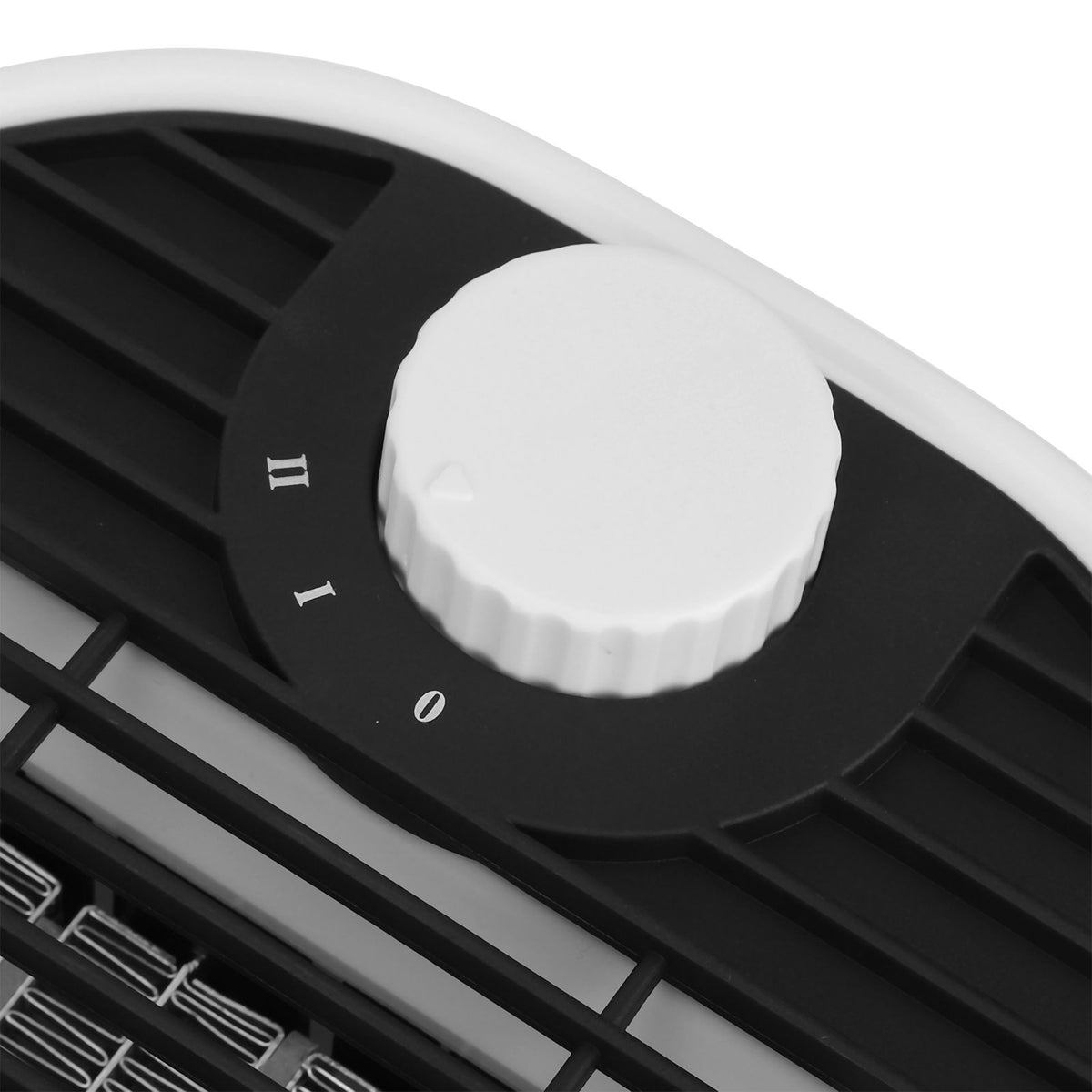 1000W Mini Desktop Electric Heater Warm Air Blower with 2 Level Adjustment for Home Office WhiteUS 110V