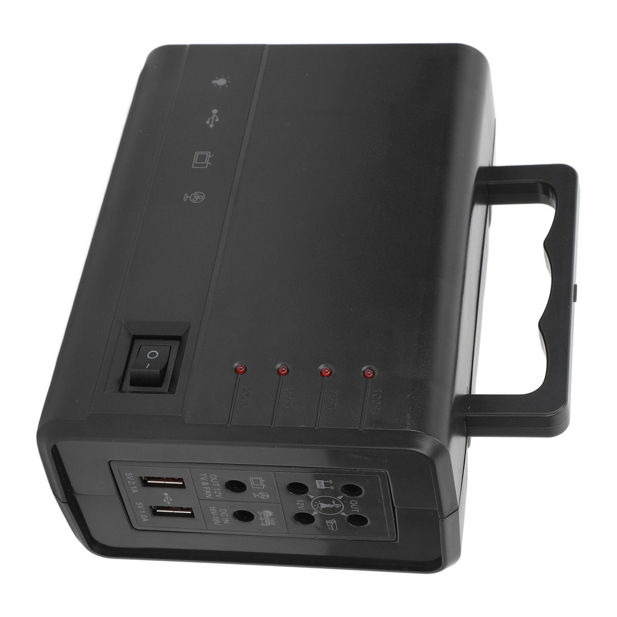 Portable Power Station 5000mAh Outdoor Solar Generator Power Bank for Camping Travel Party Emergency