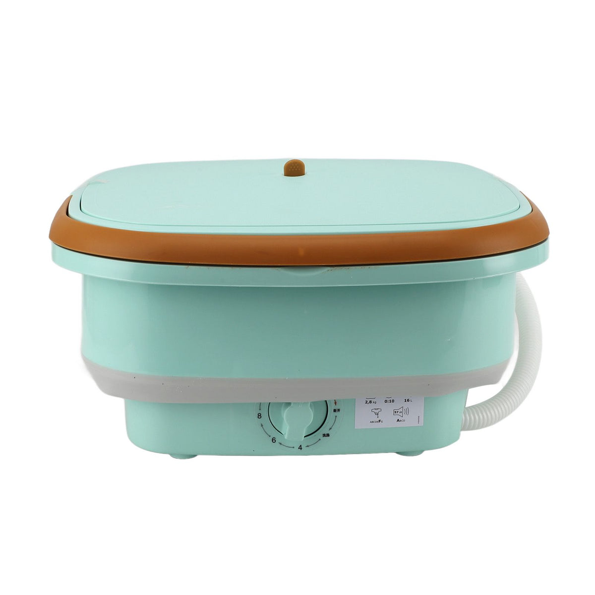 Portable Washing Machine Multifunction Full Automatic High Efficiency Foldable Washing Machine for Home Travel Apartment Dormitory Hotel 11.5L Green AU Plug 220V