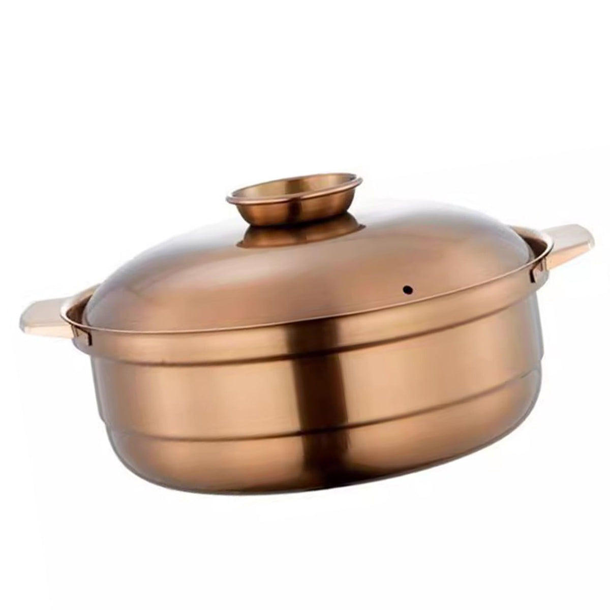 Soup Pot Stainless Steel Large Capacity Commercial Family Hot Pot Universal for Induction Cooker Gas Stove 28cm/11.02in 1 Type