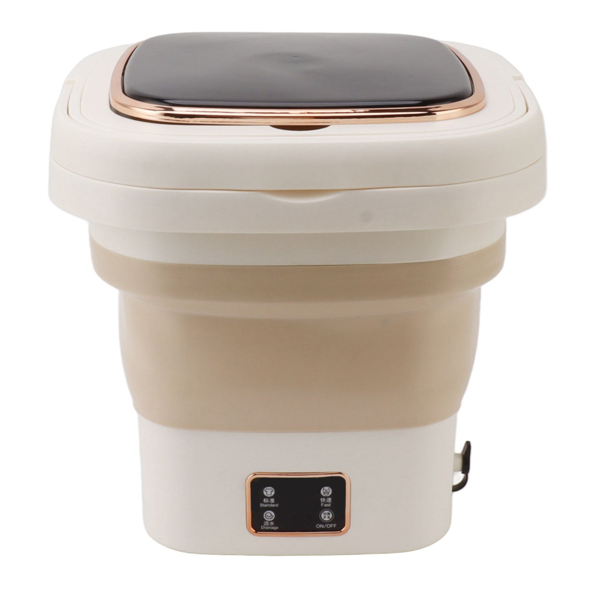 9L Foldable Washing Machine Small Automatic Portable Mini Washer Baby Underwear Washing Machine for Dormitory Travel