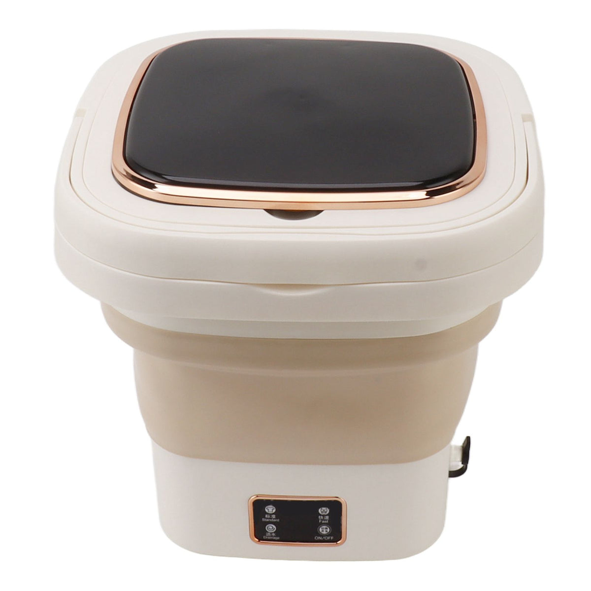 9L Foldable Washing Machine Small Automatic Portable Mini Washer Baby Underwear Washing Machine for Dormitory Travel