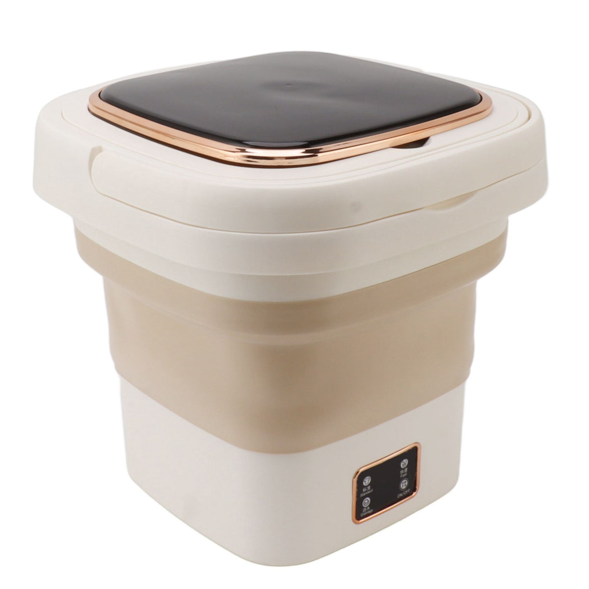 9L Foldable Washing Machine Small Automatic Portable Mini Washer Baby Underwear Washing Machine for Dormitory Travel