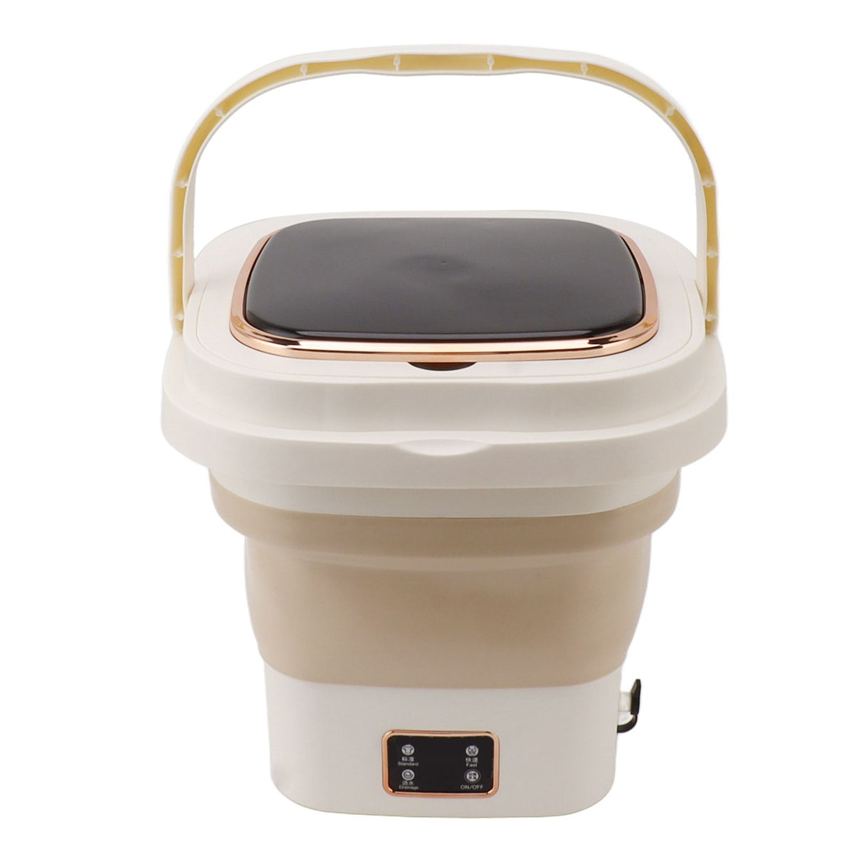 9L Foldable Washing Machine Small Automatic Portable Mini Washer Baby Underwear Washing Machine for Dormitory Travel
