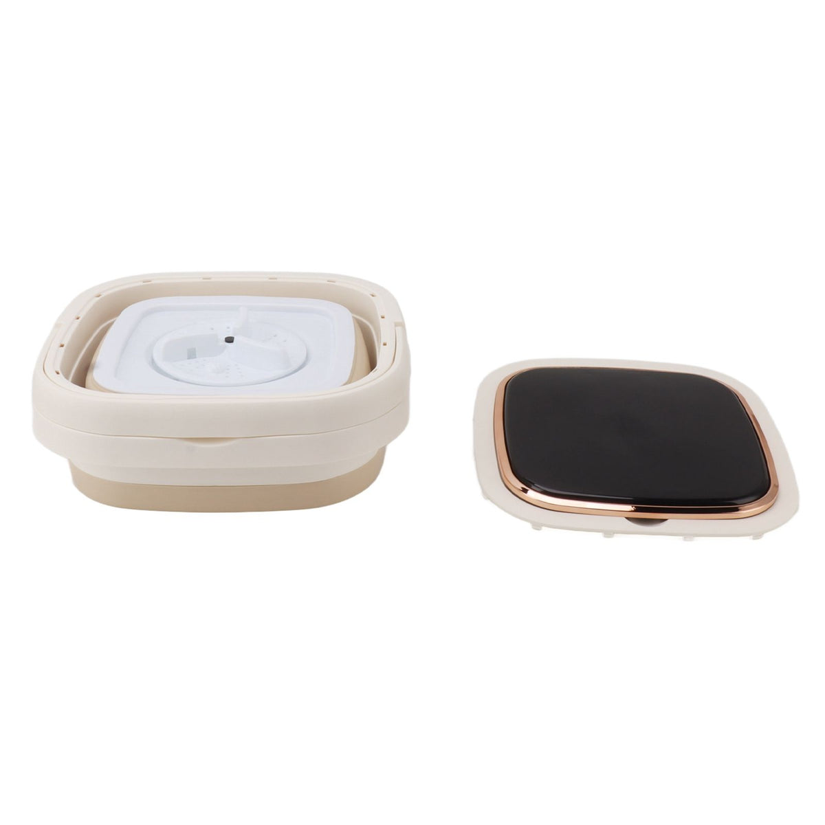 9L Foldable Washing Machine Small Automatic Portable Mini Washer Baby Underwear Washing Machine for Dormitory Travel