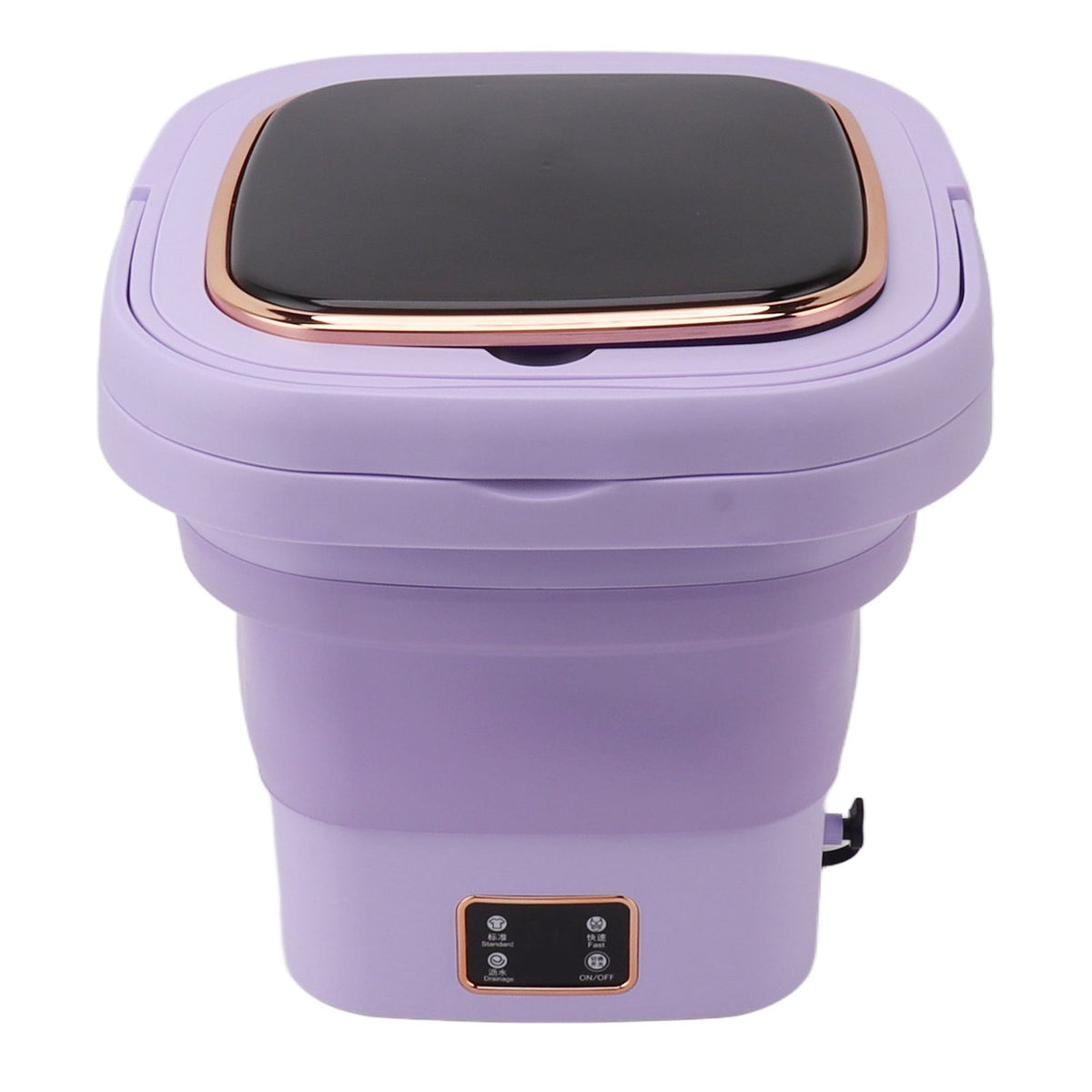 9L Foldable Washing Machine Small Automatic Portable Mini Washer Baby Underwear Washing Machine for Dormitory Travel