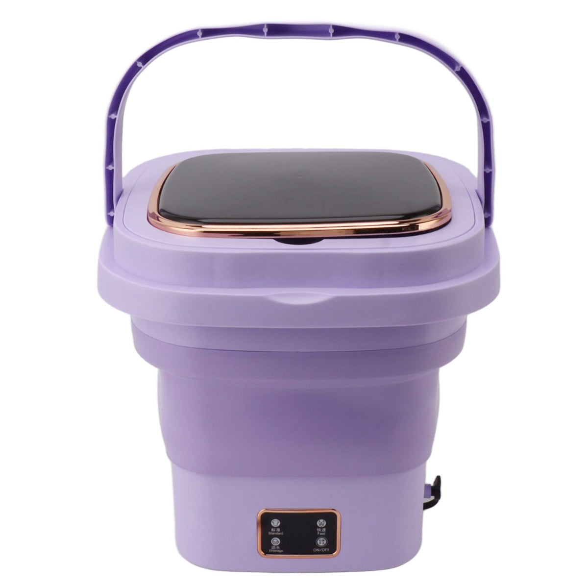 9L Foldable Washing Machine Small Automatic Portable Mini Washer Baby Underwear Washing Machine for Dormitory Travel