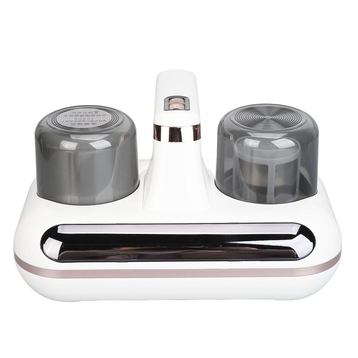 Bed Vacuum Cleaner UV Cordless Strong Suction Handheld Mite Remover Mattress Cleaner with Humidity Display for Pillows Sheets Sofa Plush Toys White