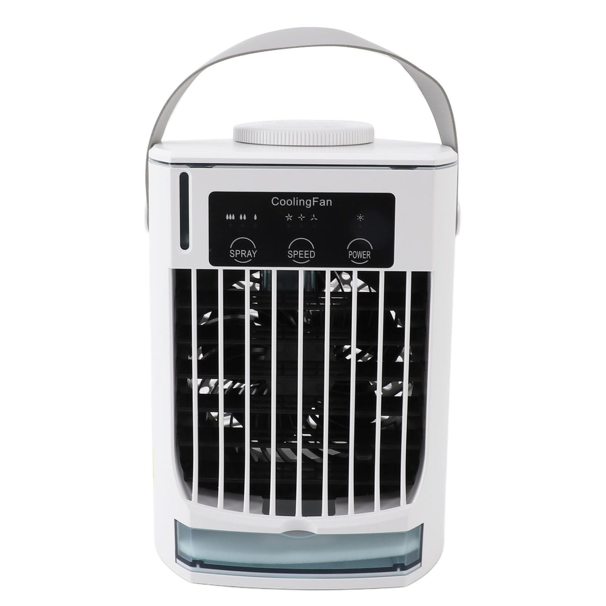 Portable Air Conditioner Personal USB Evaporative Air Cooler Adjustable Wind Speeds Desktop Cooling Fan for Home Camping Office