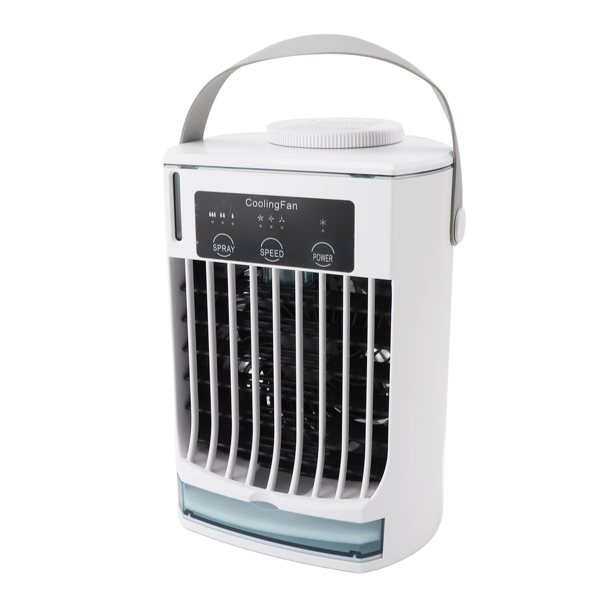 Portable Air Conditioner Personal USB Evaporative Air Cooler Adjustable Wind Speeds Desktop Cooling Fan for Home Camping Office