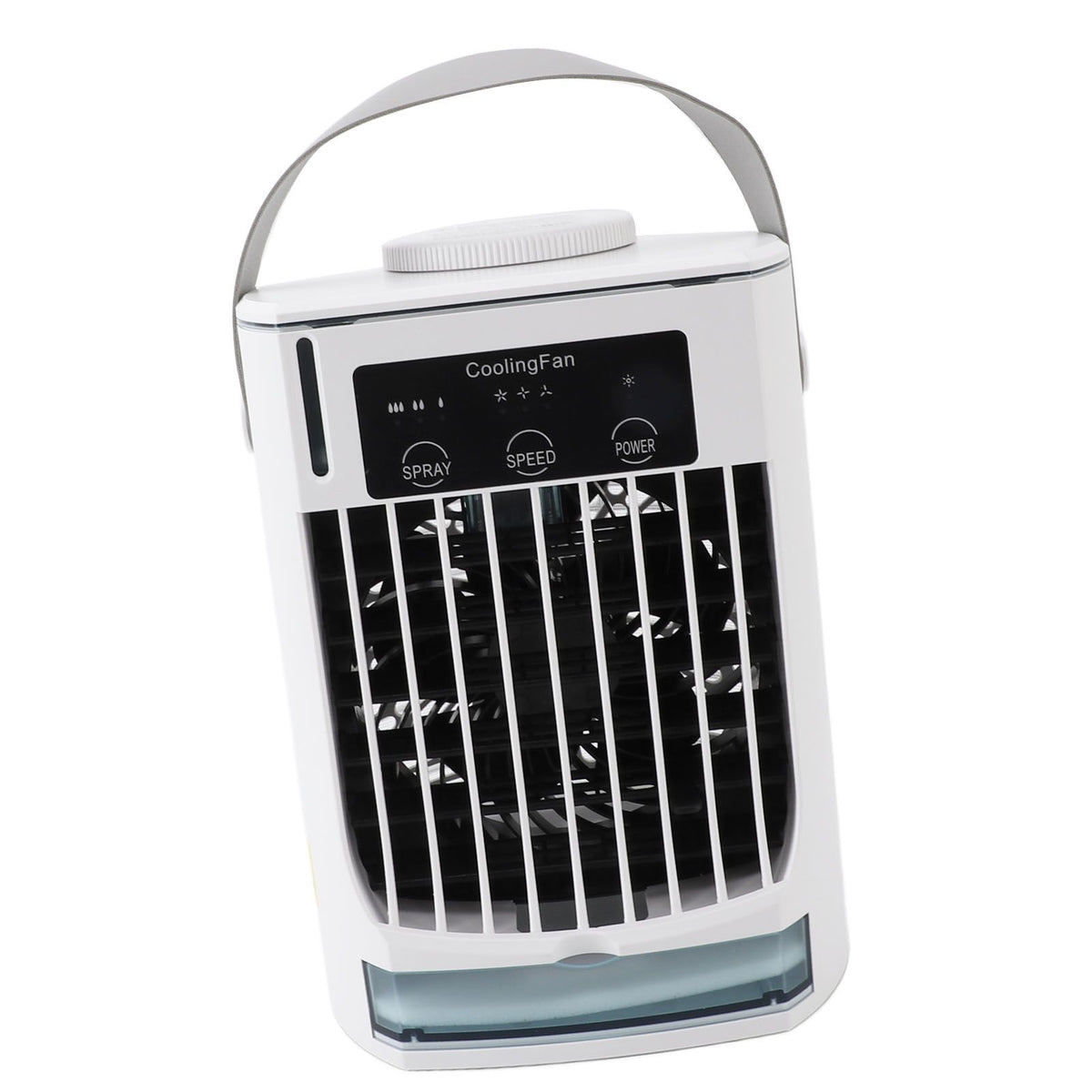 Portable Air Conditioner Personal USB Evaporative Air Cooler Adjustable Wind Speeds Desktop Cooling Fan for Home Camping Office
