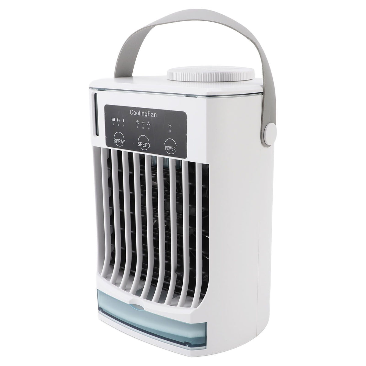 Portable Air Conditioner Personal USB Evaporative Air Cooler Adjustable Wind Speeds Desktop Cooling Fan for Home Camping Office