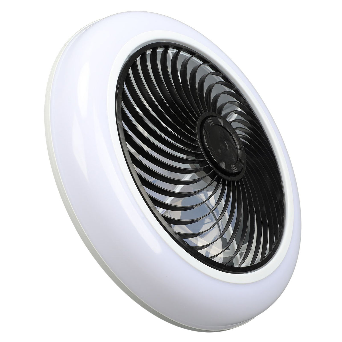 Ceiling Fan Light 6 Gear Wind Stepless Dimmable Quiet Modern Flush Mount Ceiling Fan with Light and Remote for Bedroom 110 to 265V