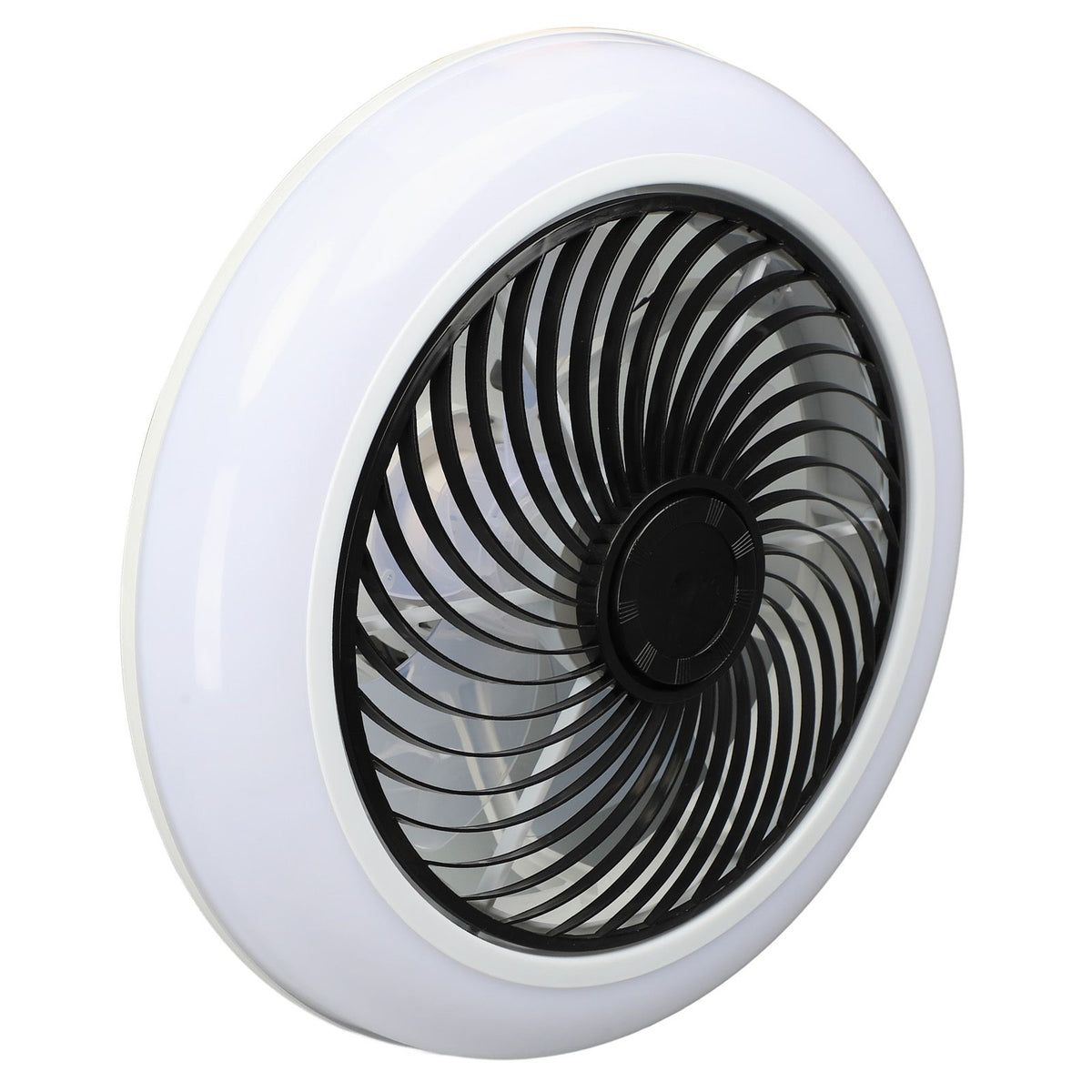 Ceiling Fan Light 6 Gear Wind Stepless Dimmable Quiet Modern Flush Mount Ceiling Fan with Light and Remote for Bedroom 110 to 265V