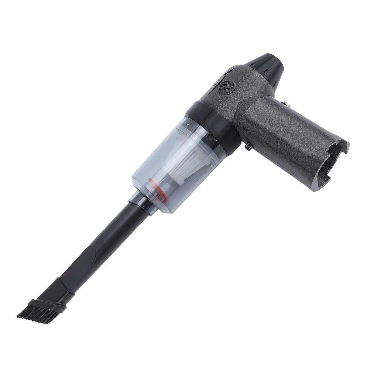 Jet Fan Blower 180000RPM Stepless Adjustable High Speed Powerful Turbofan Portable Handheld Jet Dry Mini Blower for Car Camping Outdoors Flashing Black