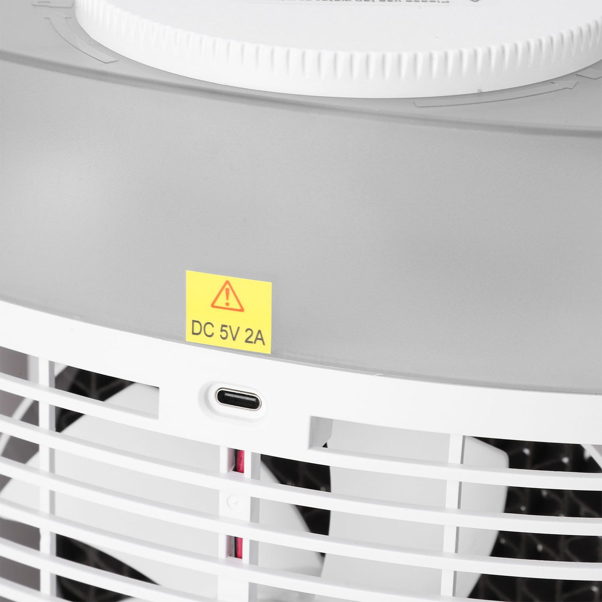 Desktop Air Conditioner Fan Remote Control Quiet Cooling Misting Fan for Office Dormitory Grey