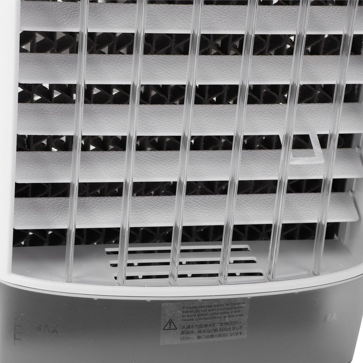 Desktop Air Conditioner Fan Remote Control Quiet Cooling Misting Fan for Office Dormitory Grey