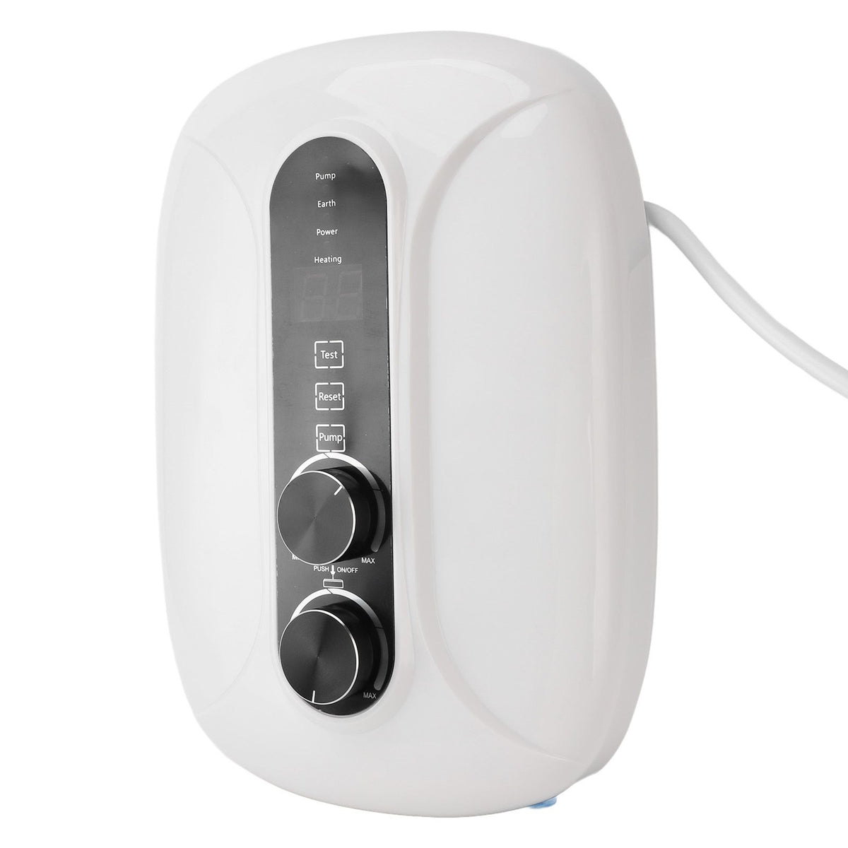 Electric Tankless Water Heater 5500W Fast Heating Intelligent Mini Hot Water Heater with LED Temperature Display for Home Kitchen Bathroom 220V