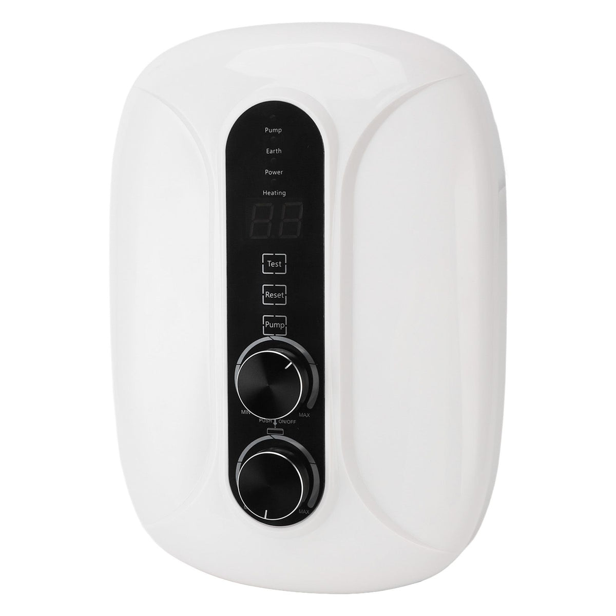 Electric Tankless Water Heater 5500W Fast Heating Intelligent Mini Hot Water Heater with LED Temperature Display for Home Kitchen Bathroom 220V