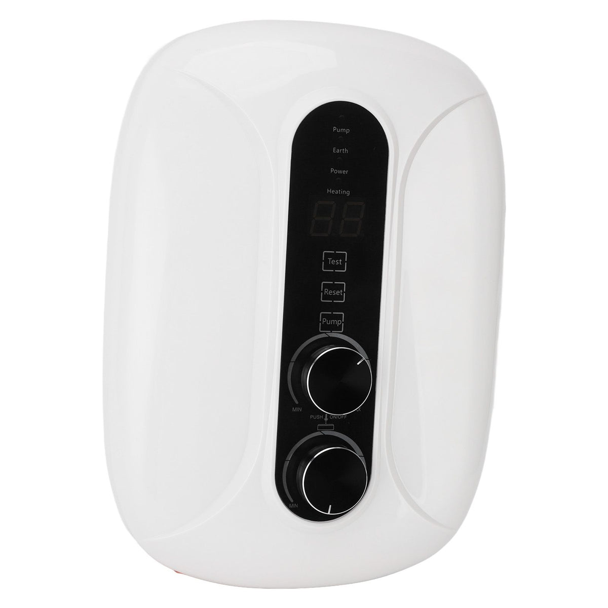 Electric Tankless Water Heater 5500W Fast Heating Intelligent Mini Hot Water Heater with LED Temperature Display for Home Kitchen Bathroom 220V
