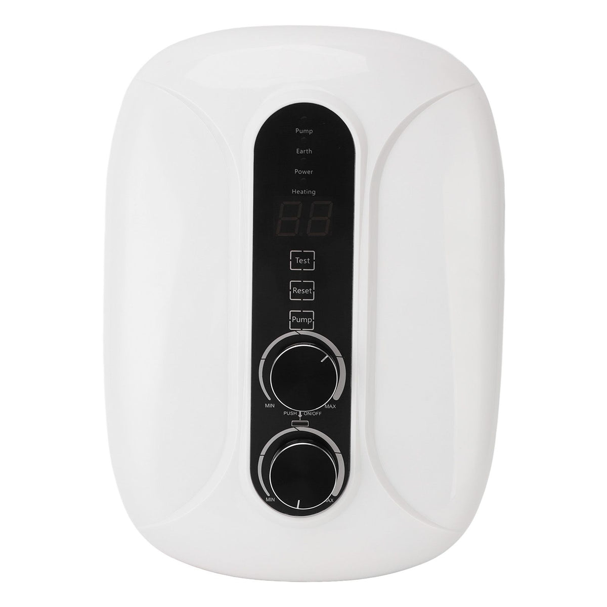 Electric Tankless Water Heater 5500W Fast Heating Intelligent Mini Hot Water Heater with LED Temperature Display for Home Kitchen Bathroom 220V
