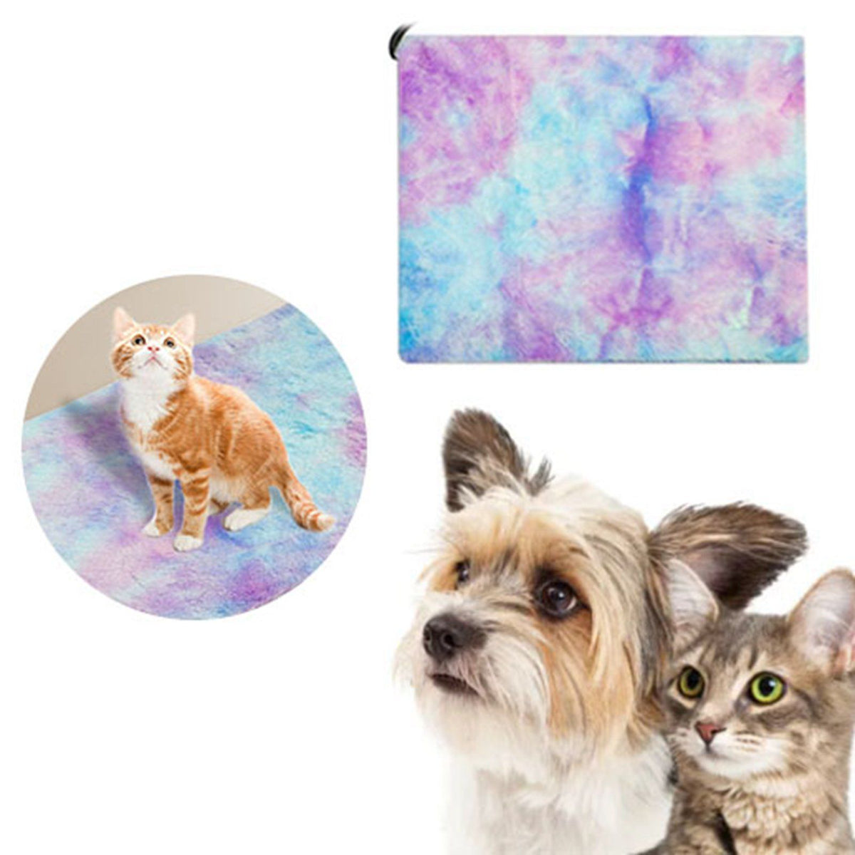 Pet Heating Pad 9 Adjustable Temperatures Water Resistant Indoor Thermal Pet Warming Mat with Timer for Dog Cat
