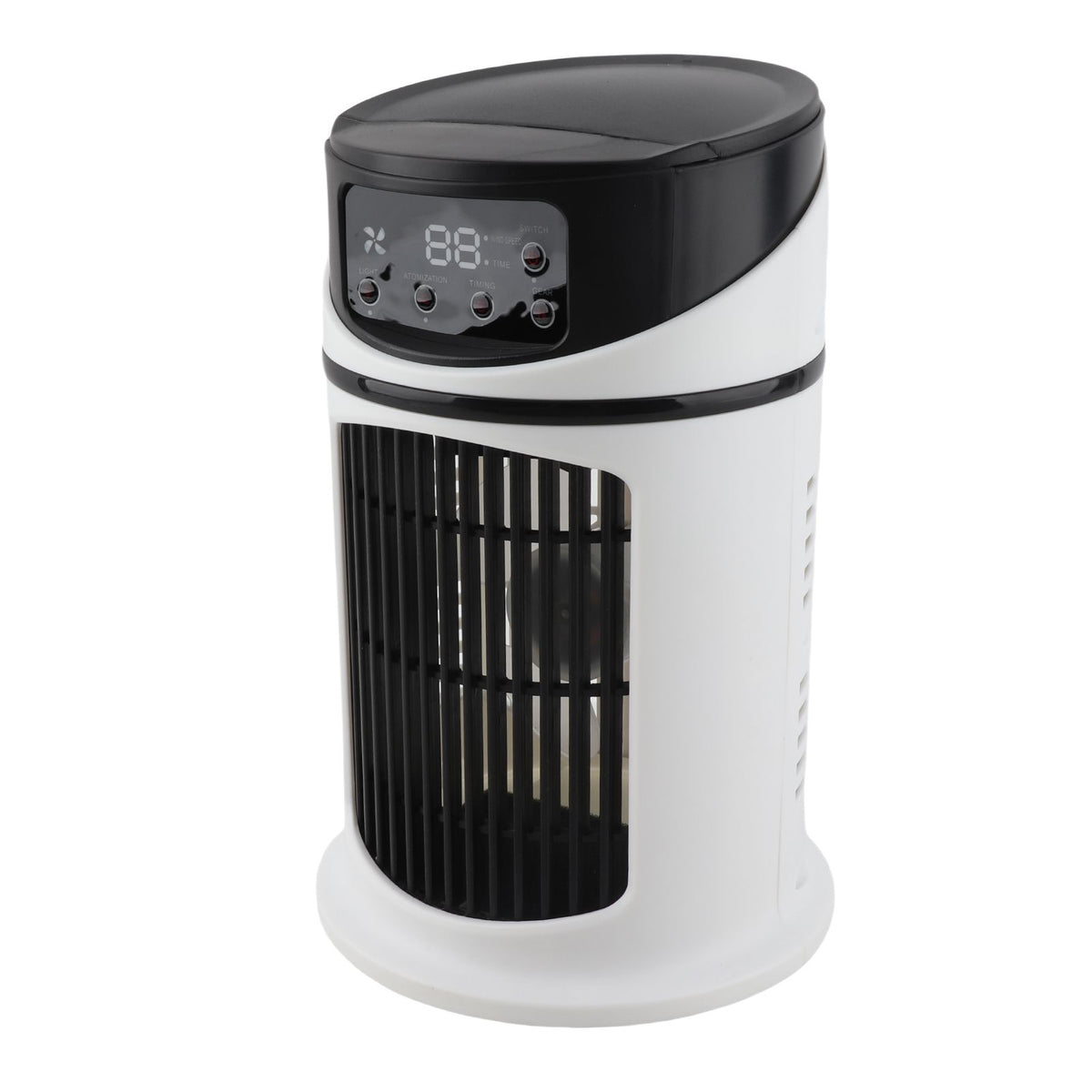 Portable Air Conditioner Fan Evaporative Mini Air Cooler with Timer Quiet USB Desktop Cooling Fan Humidification for Room Bedroom Office Desk