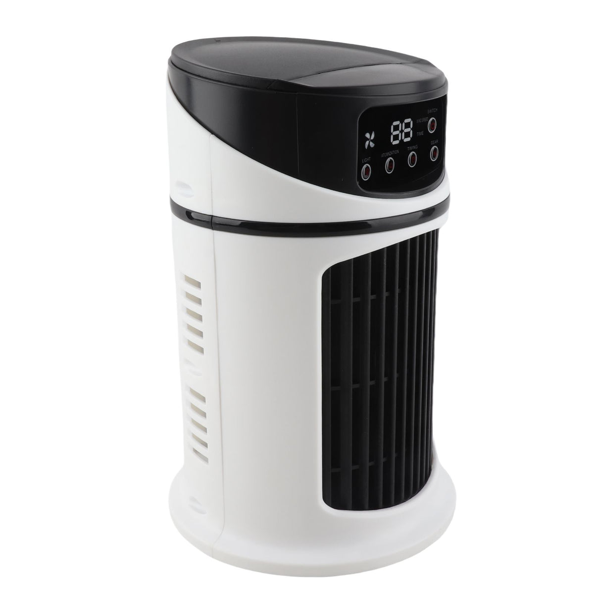 Portable Air Conditioner Fan Evaporative Mini Air Cooler with Timer Quiet USB Desktop Cooling Fan Humidification for Room Bedroom Office Desk