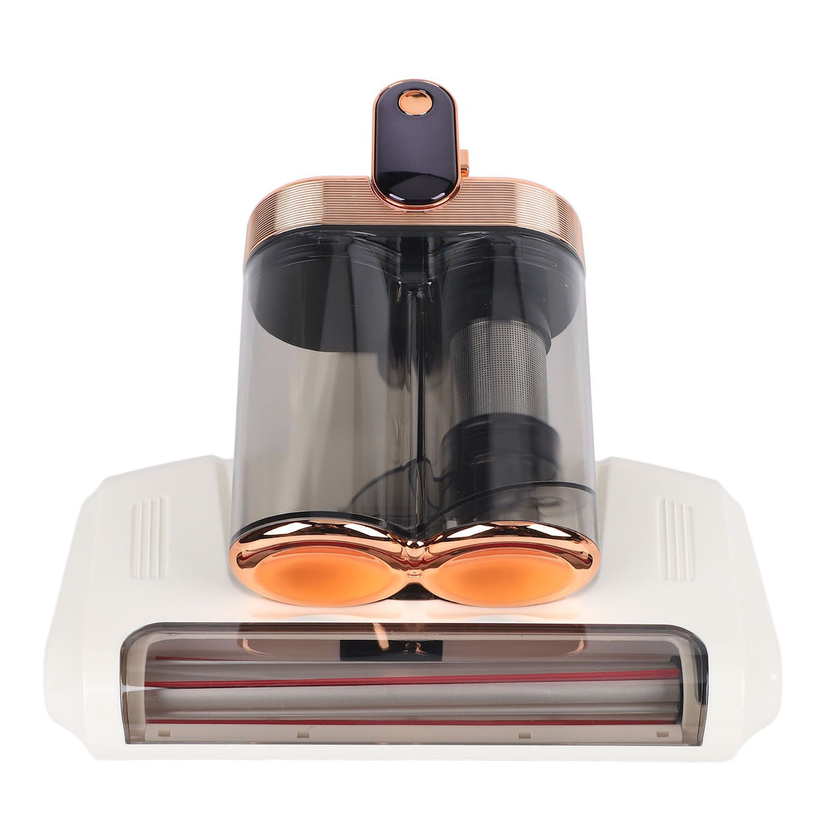 Bed Vacuum Cleaner Cordless Mattress Vacuum with 13000Pa Suction 520ml Large Dustbin Large Suction Port for Bed Sofa Carpet White Gold