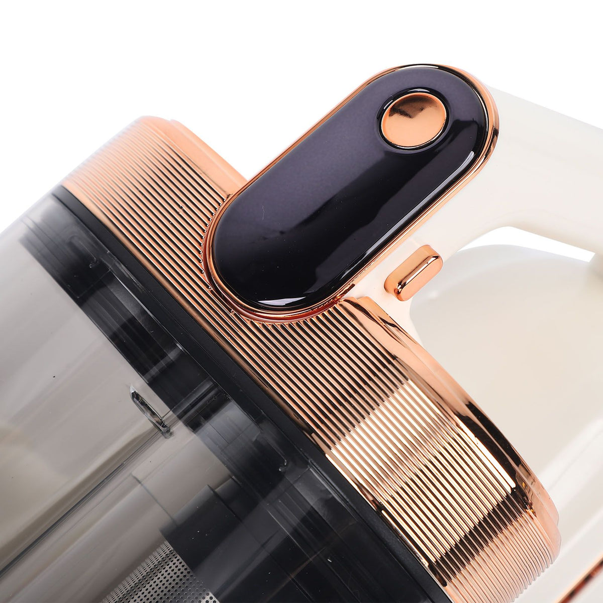 Bed Vacuum Cleaner Cordless Mattress Vacuum with 13000Pa Suction 520ml Large Dustbin Large Suction Port for Bed Sofa Carpet White Gold