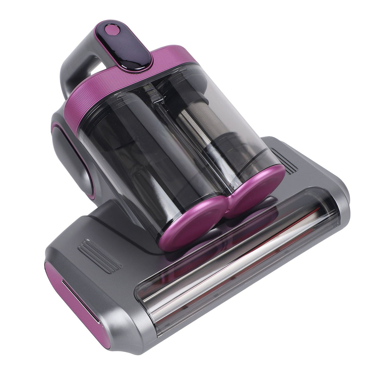 Bed Vacuum Cleaner Cordless Mattress Vacuum with 13000Pa Suction 520ml Large Dustbin Large Suction Port for Bed Sofa Carpet Gray Purple
