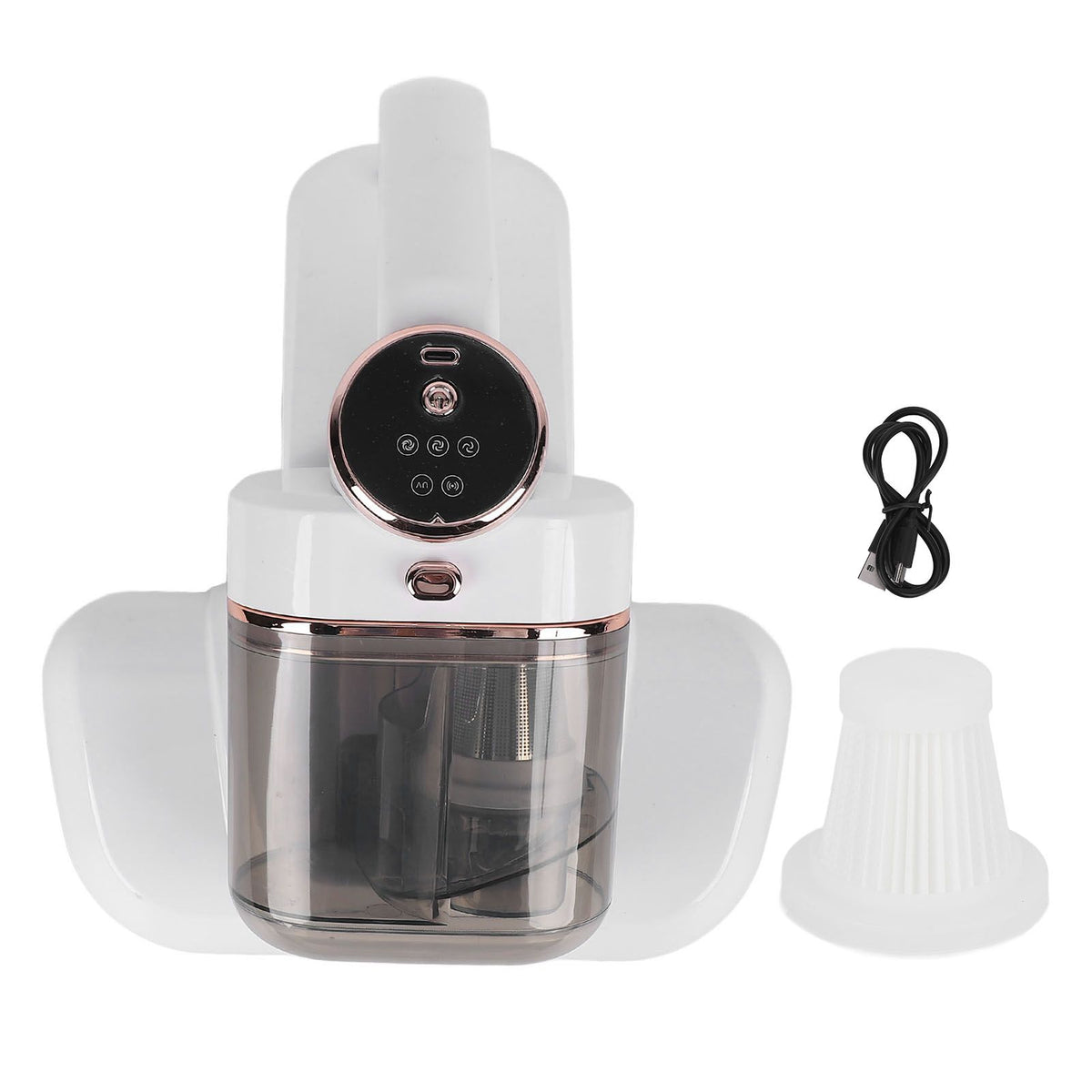 Bed Vacuum Cleaner 10000Pa Strong Suction 253.7nm Deep Cleaning Handheld Mattress Cleaner with 400ml Dustbin for Pillows Sheets Sofa Plush Toys