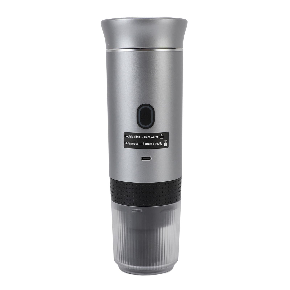 Portable Electric Coffee Maker 120ml 304 Stainless Steel Automatic Heating Travel Coffee Machine for Camping Hiking Office Home