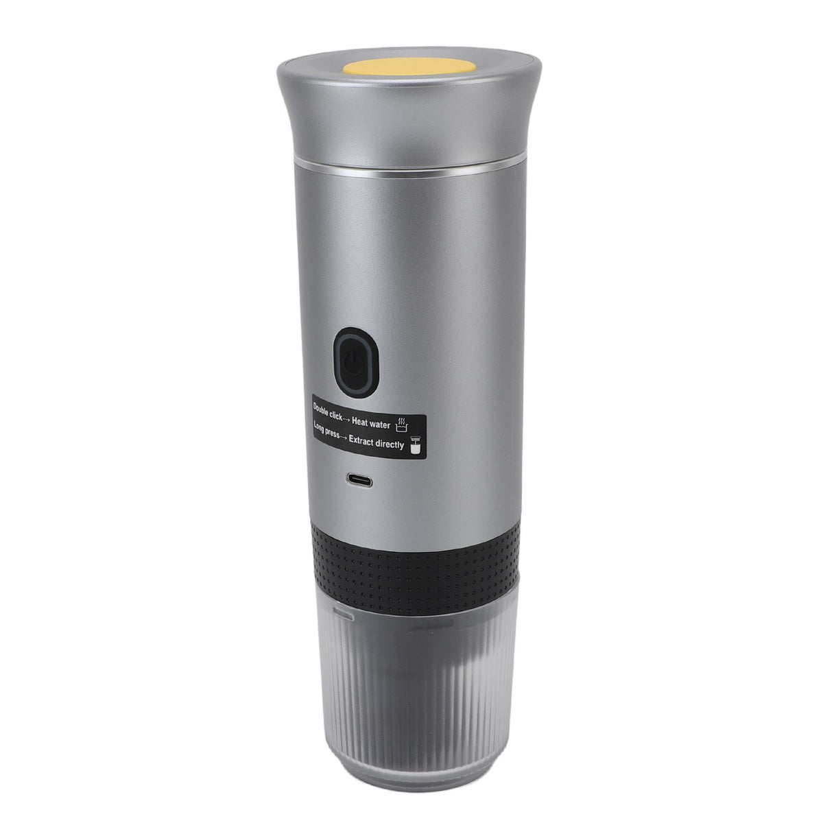 Portable Electric Coffee Maker 120ml 304 Stainless Steel Automatic Heating Travel Coffee Machine for Camping Hiking Office Home