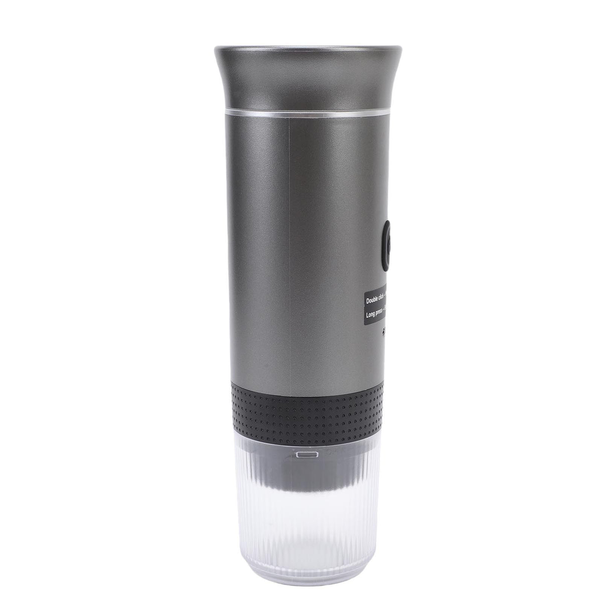Portable Capsules Coffee Maker 72W 120ML Cup Full Automatic Outdoor Ground Coffee Machine for Home Travel Gray