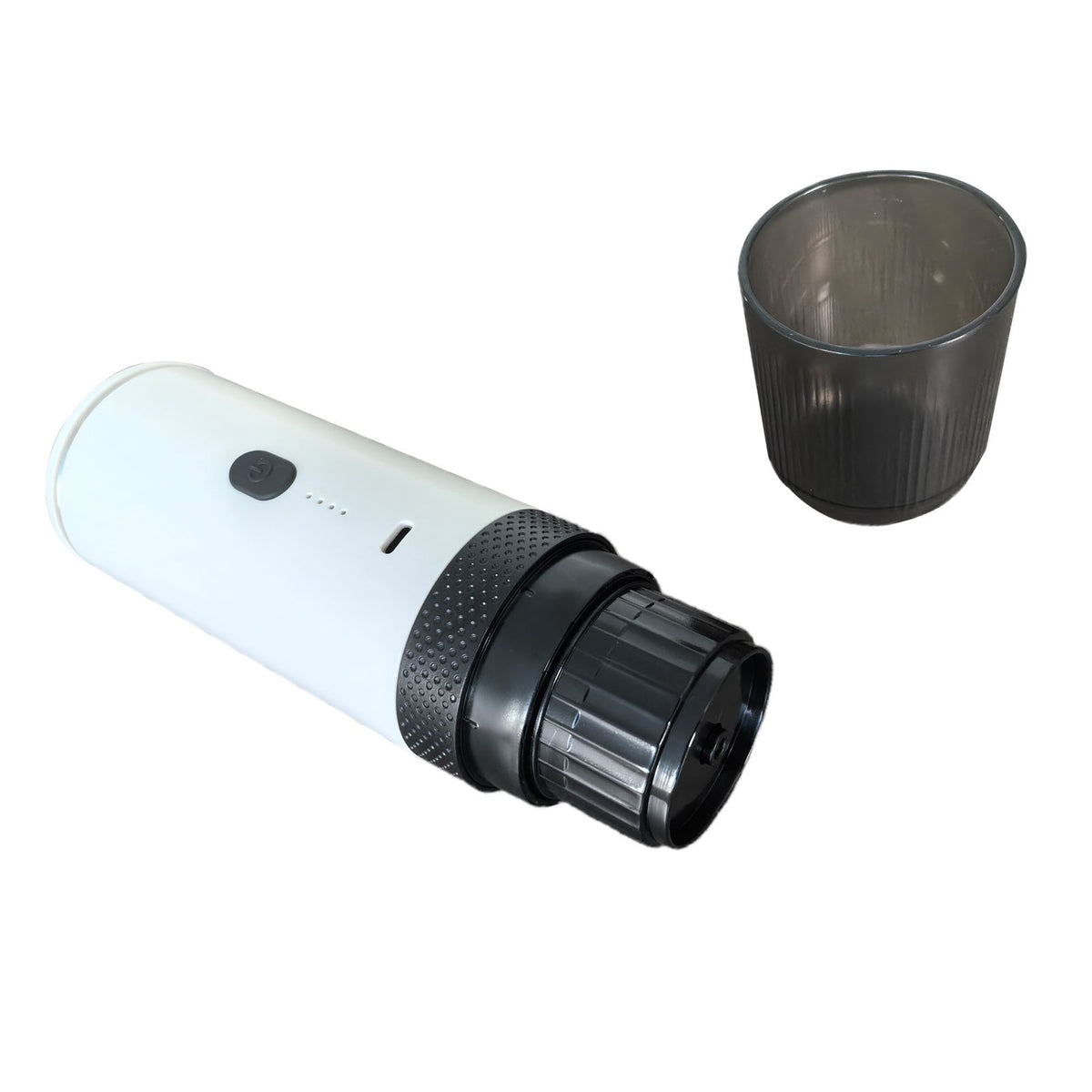 Portable Coffee Maker Grind Coffee and Capsules 2 in 1 Wireless Heating Coffee Machine with 20BAR Pressure Rechargeable for Home Outdoor Travel Office White